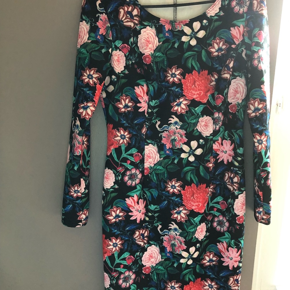 Vibrant Floral Dress.